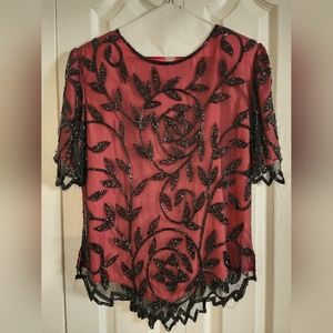 Beaded Formal Blouse